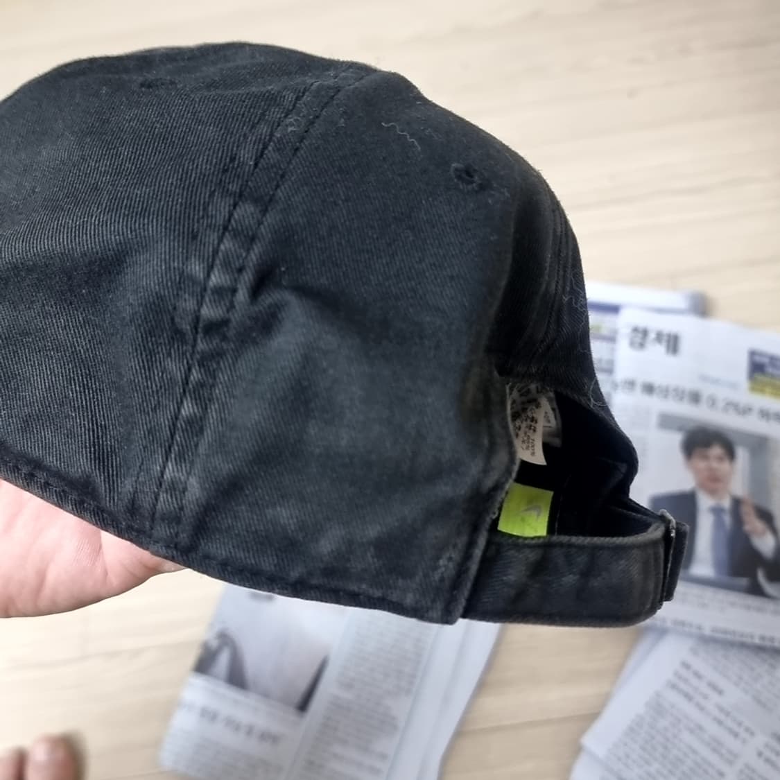 나이키 볼캡 블랙 모자 상품이미지5