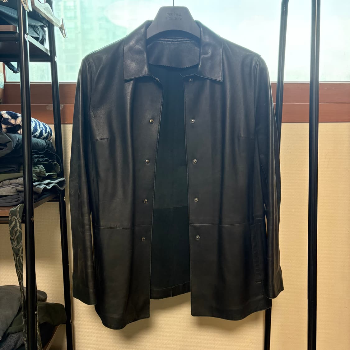 빈티지 가죽 셔츠 헬무트랭 m.a+ 상품이미지1