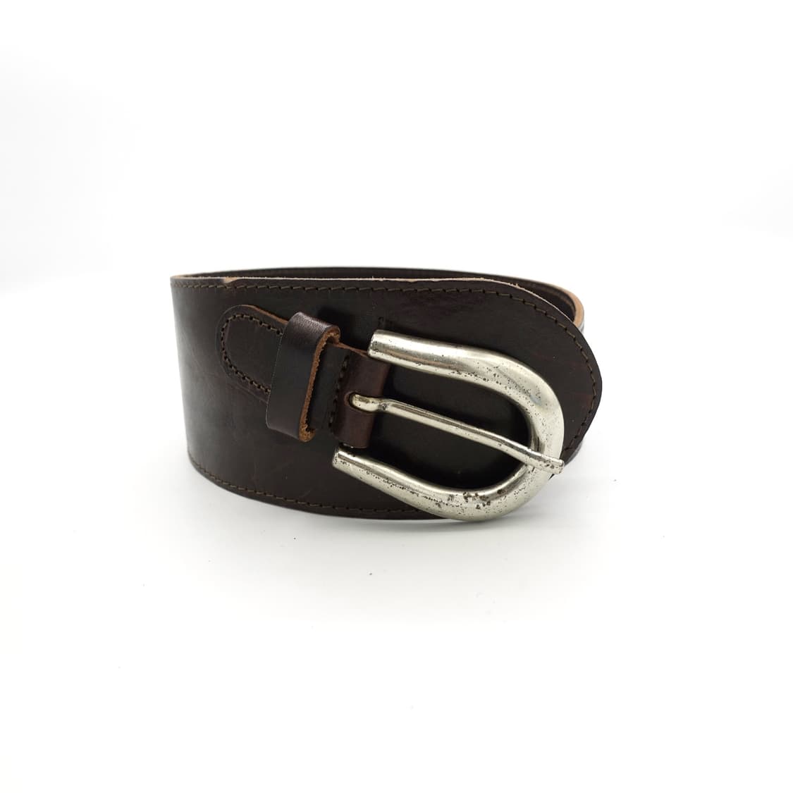 BENETTON 빈티지 베네통 아티잔 벨트 레이어링 레더  벨트 패널 상품이미지5