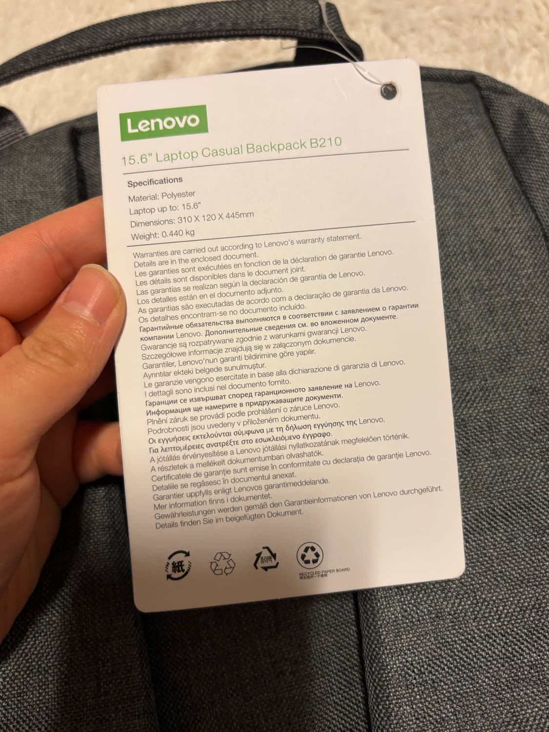 레노버 노트북 백팩 상품이미지7