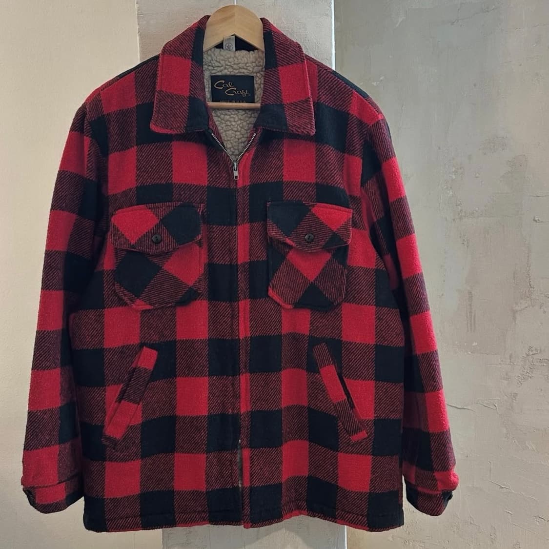 90‘s U.S.A cal craft 버팔로 자켓 상품이미지2