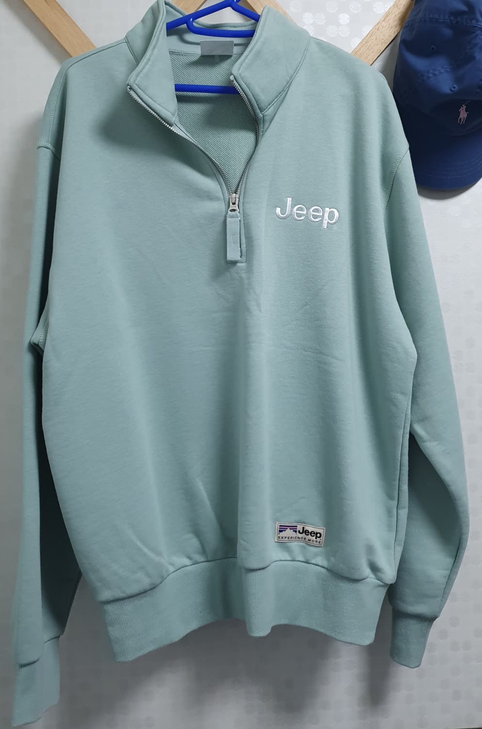 Jeep 루즈핏 반집업 맨투맨 상품이미지1