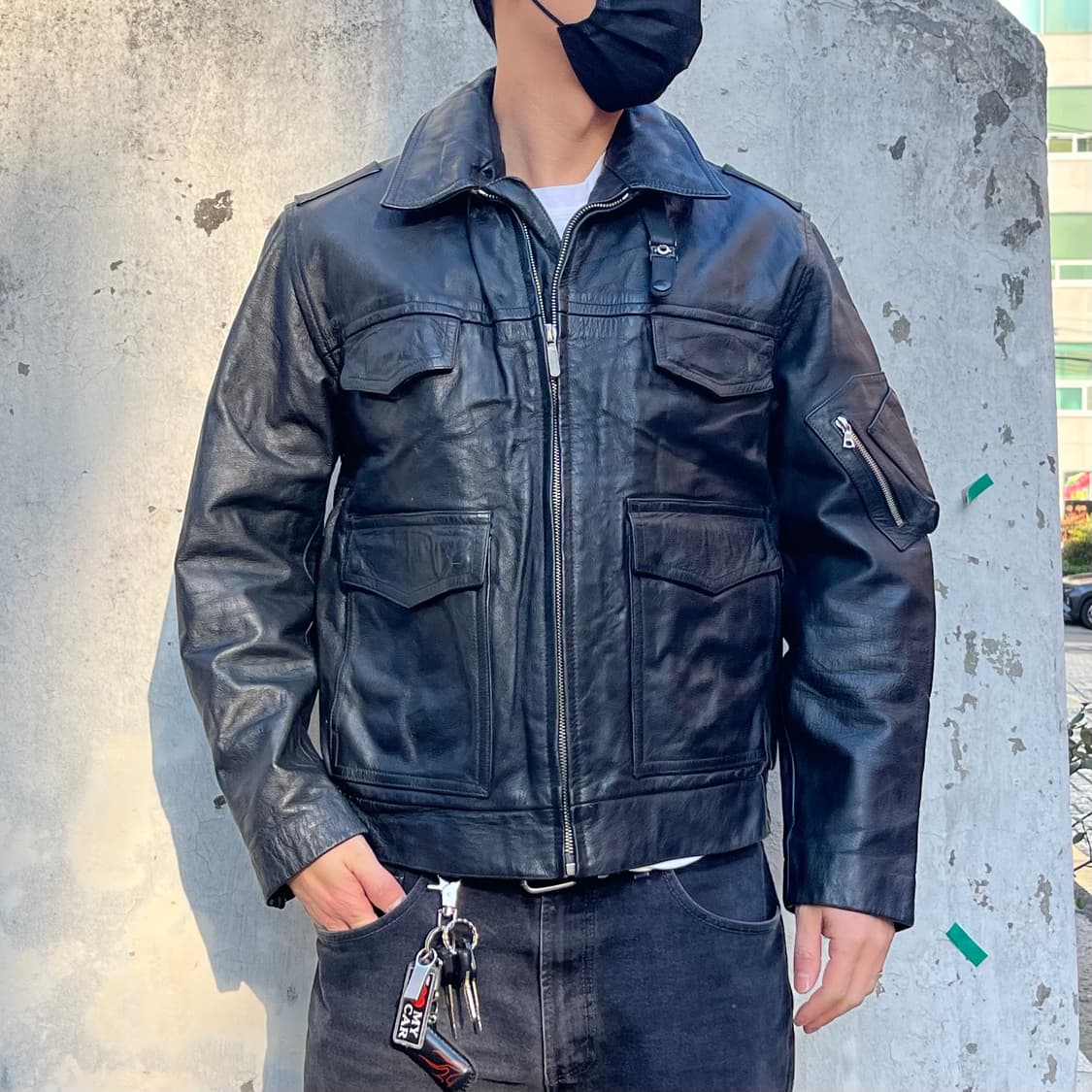 90s 독일 폴리자이 모터사이클 자켓 (105) 상품이미지7