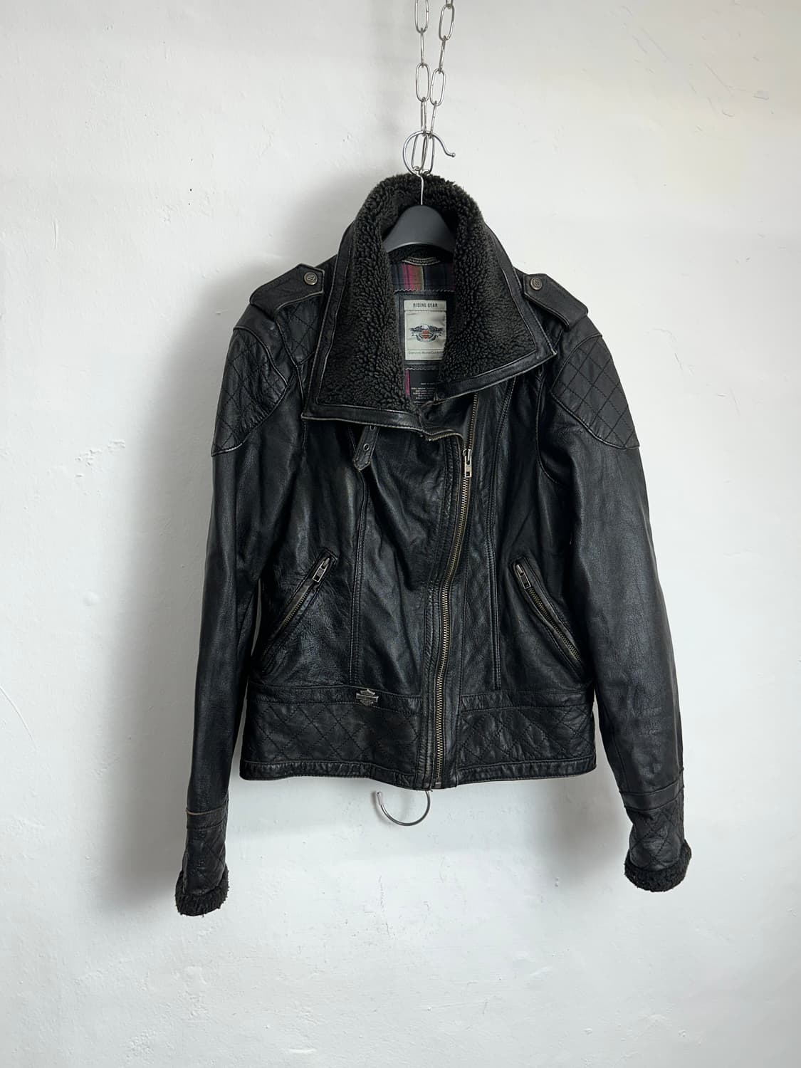 Harley Davidson Asymmetric Goat Leather 상품이미지2