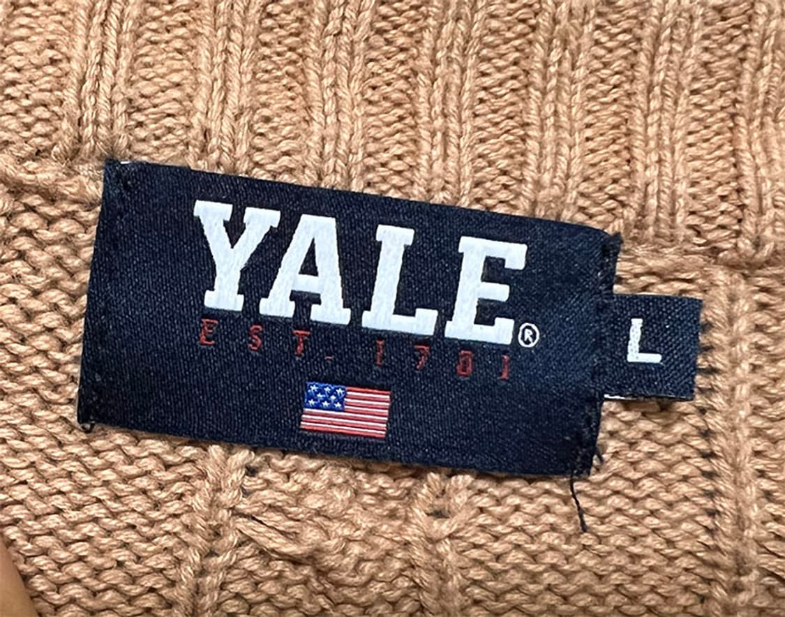 YALE 예일 남자 꽈배기니트 케이블 XXL 110 상품이미지3