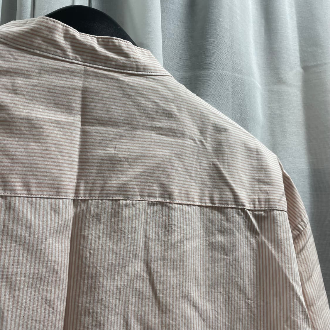 에잇세컨즈/ 차이나카라 스트라이프 셔츠/ XXL 상품이미지6