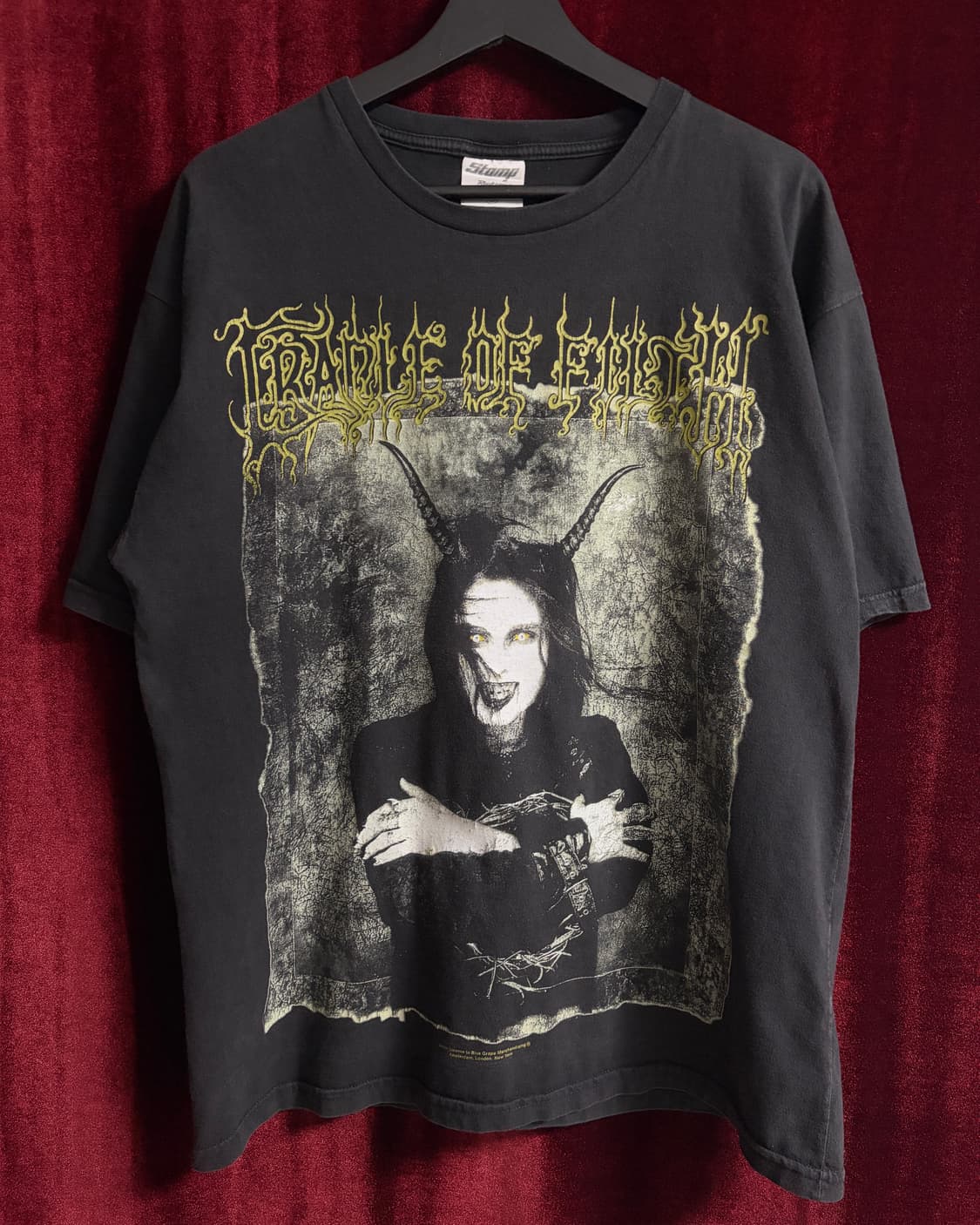 빈티지 90s 크레이들오브필쓰 Cradle Of Filth 티셔츠 상품이미지1