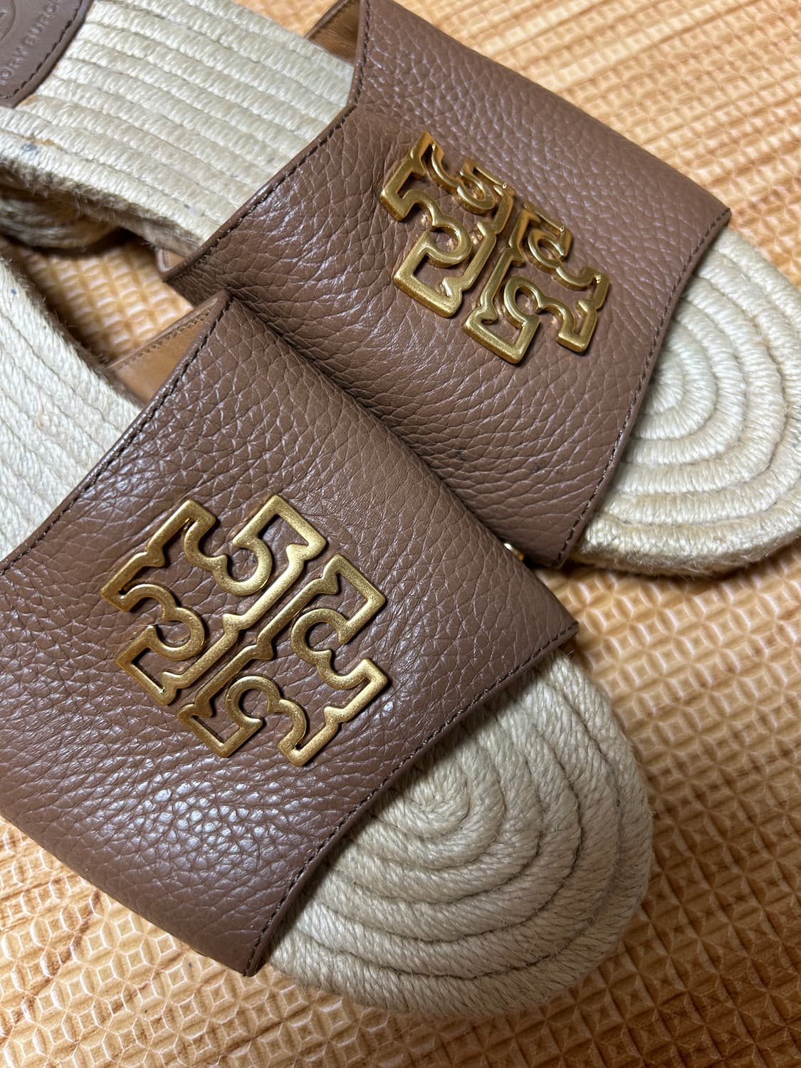 토리버치 에스파듀 레더 슬리퍼 상품이미지4