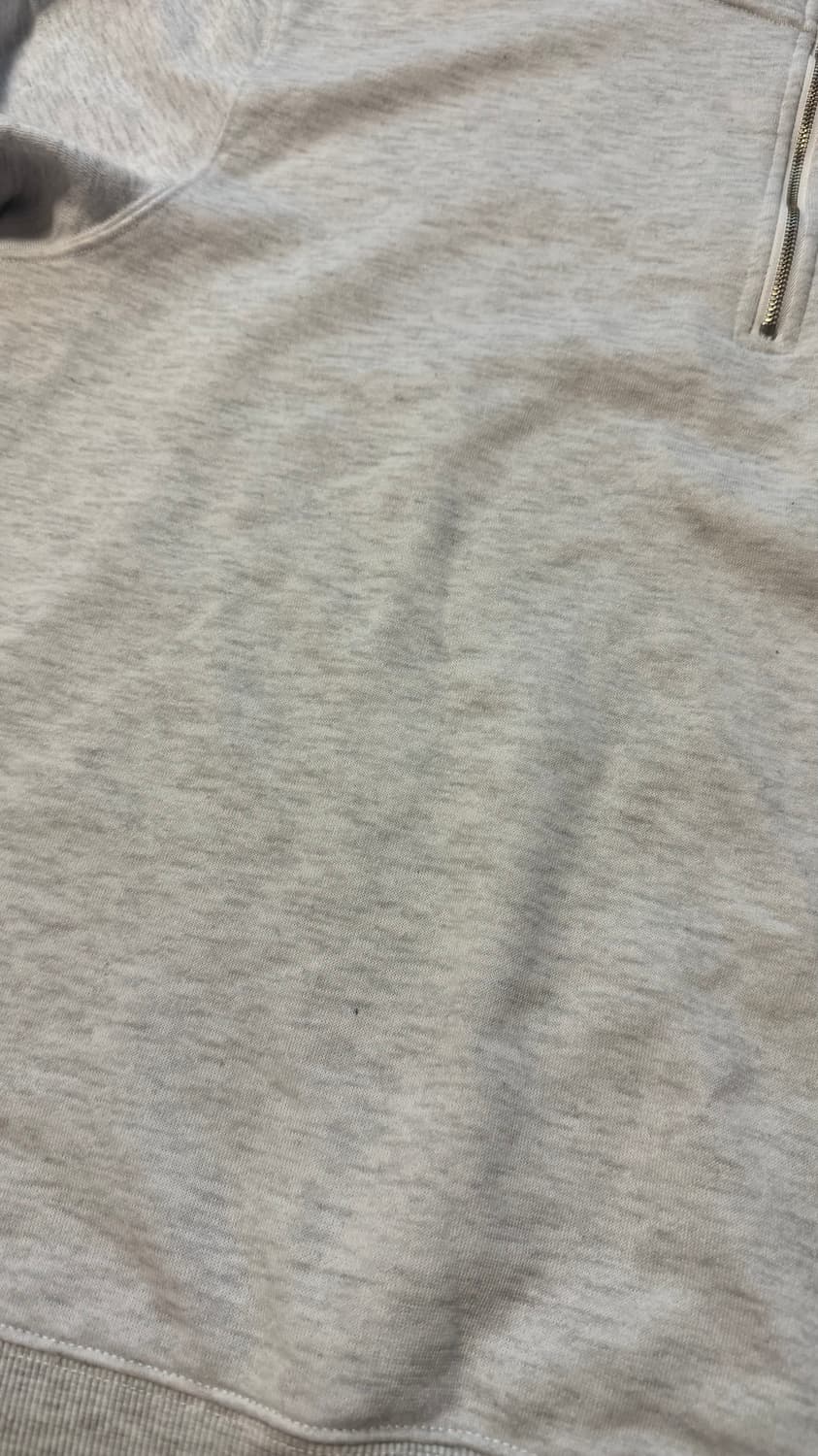 Siero 시에로 오슬로 반집업 맨투맨 XL 그레이 상품이미지5