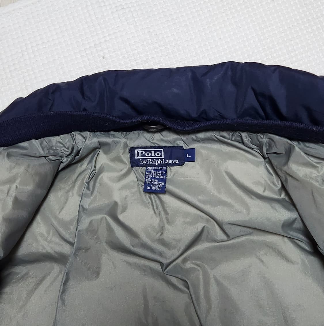 폴로 랄프로렌 딥네이비 푸퍼 숏패딩 자켓 상품이미지8