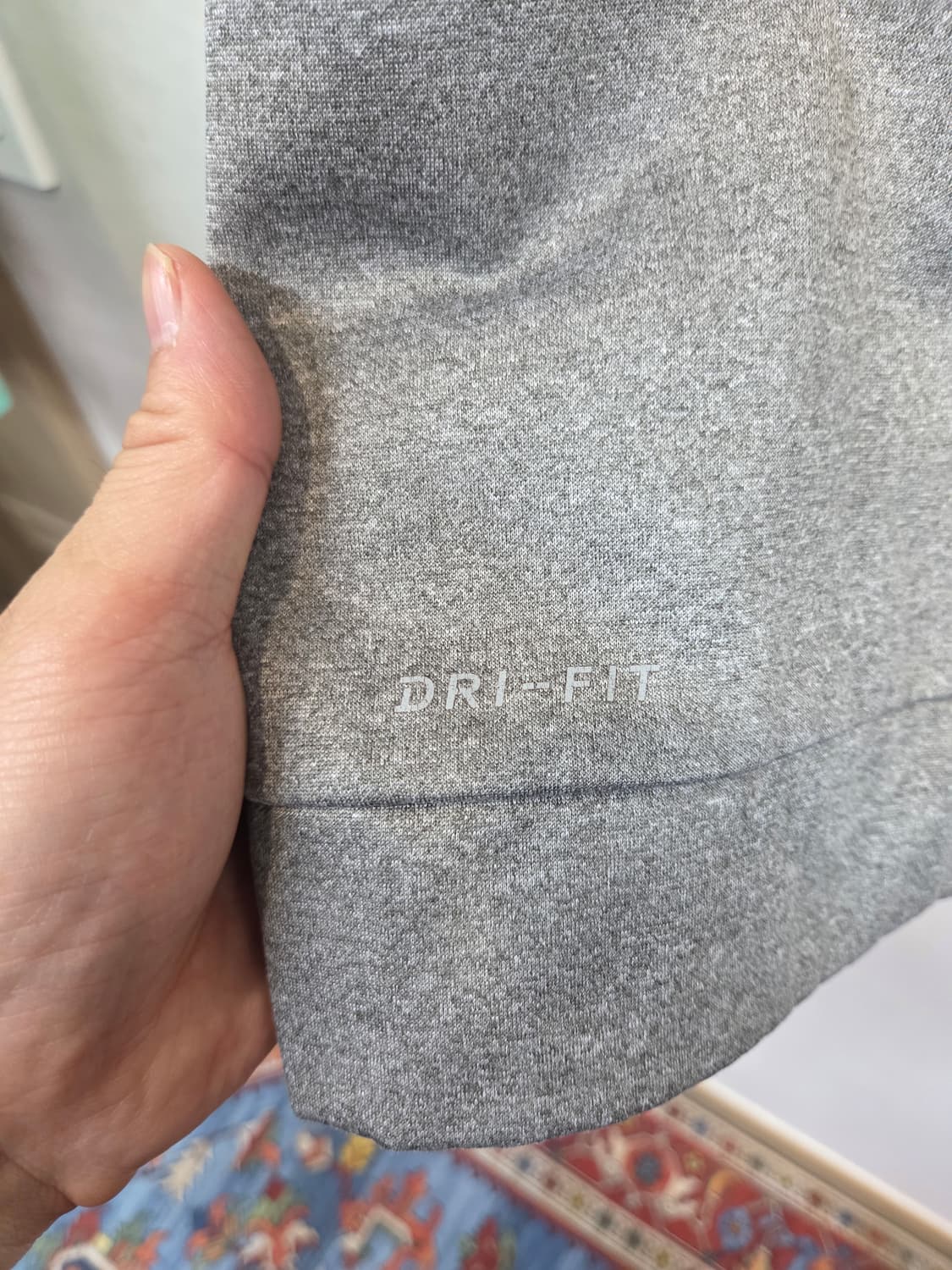 나이키 해외판 드라이핏 하프집업 약기모 슬리브 M 상품이미지5