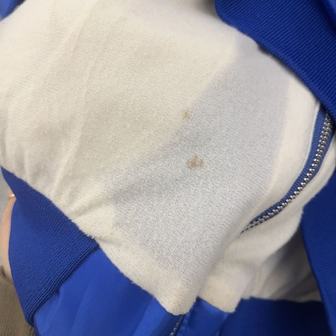 킹 루이 올드스쿨 빈티지 코발트 블루 새틴 블루종 자켓 XL C06697 상품이미지7