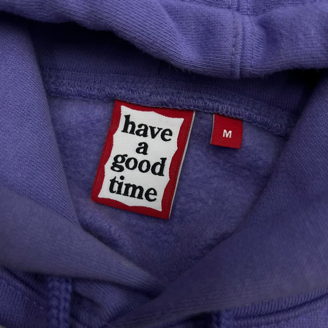 해브어굿타임 연보라 후드 M 상품이미지5