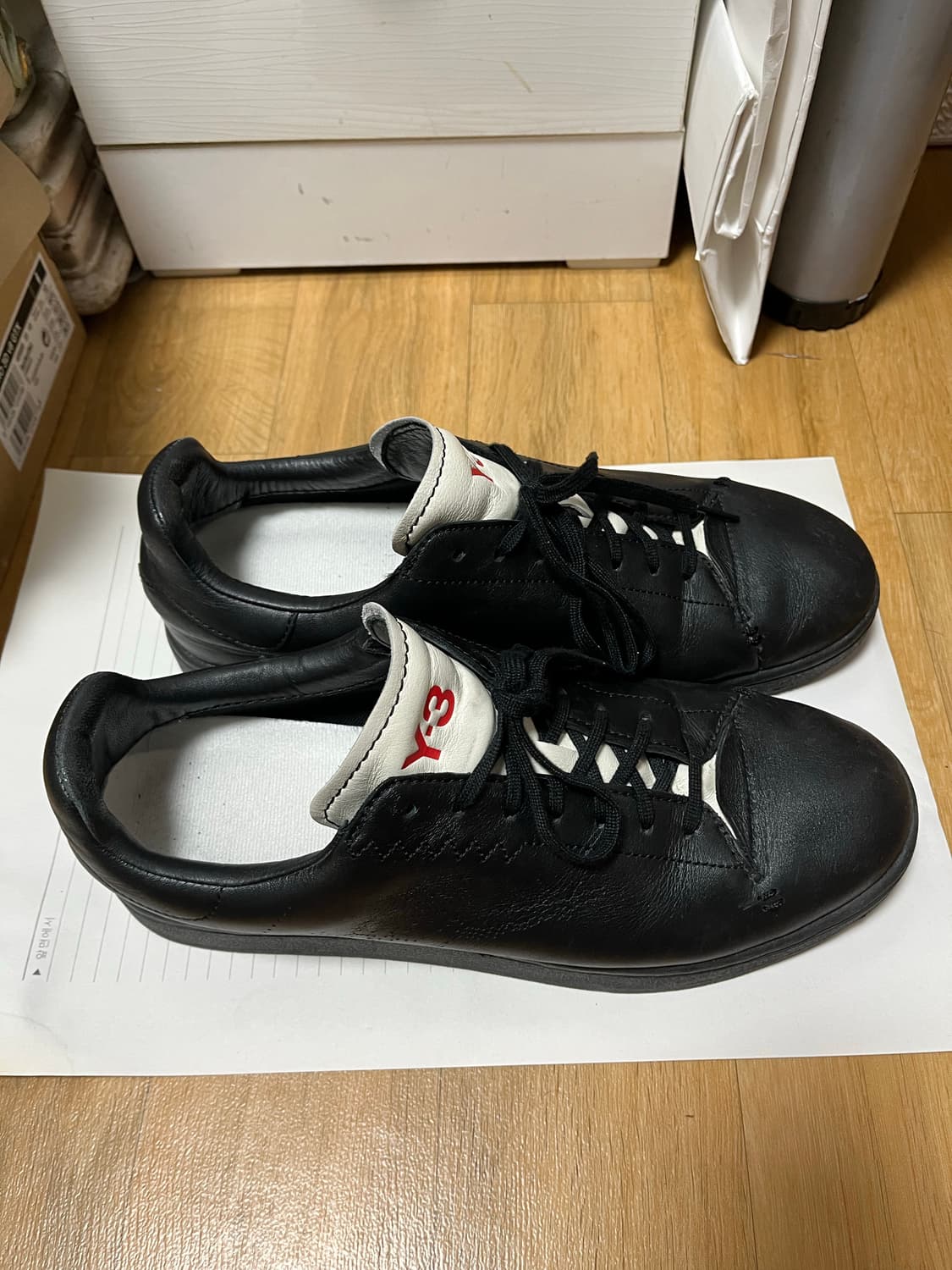 Y-3 요지코트 로우탑 스니커즈 블랙 와이쓰리 요지 야마마토 상품이미지3