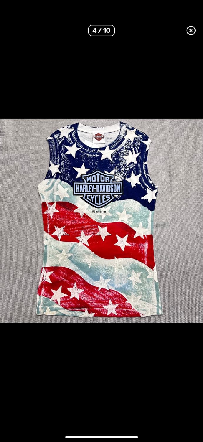 Harley Davidson y2k Sleeveless 상품이미지3