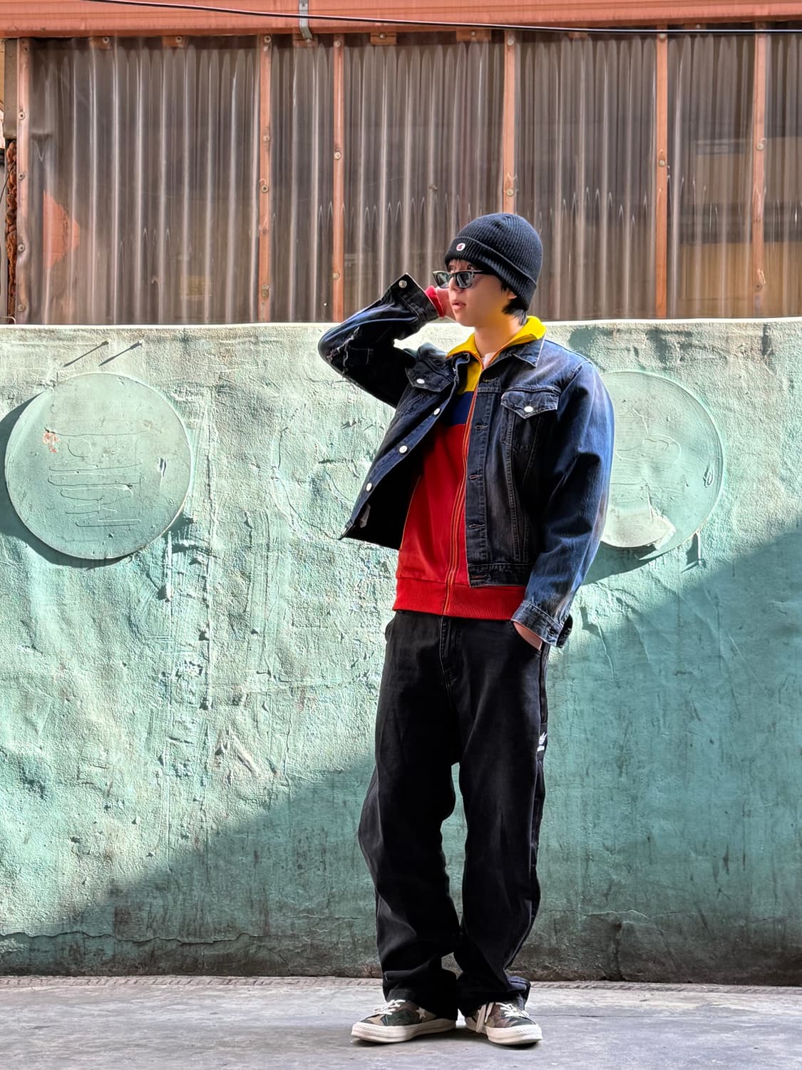 블랙진 삼선줄 커스텀 팬츠 상품이미지5