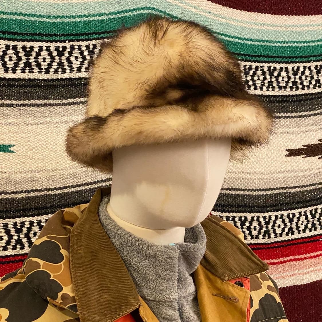 90s USA 오리지널 밍크 벙거지모자 상품이미지3