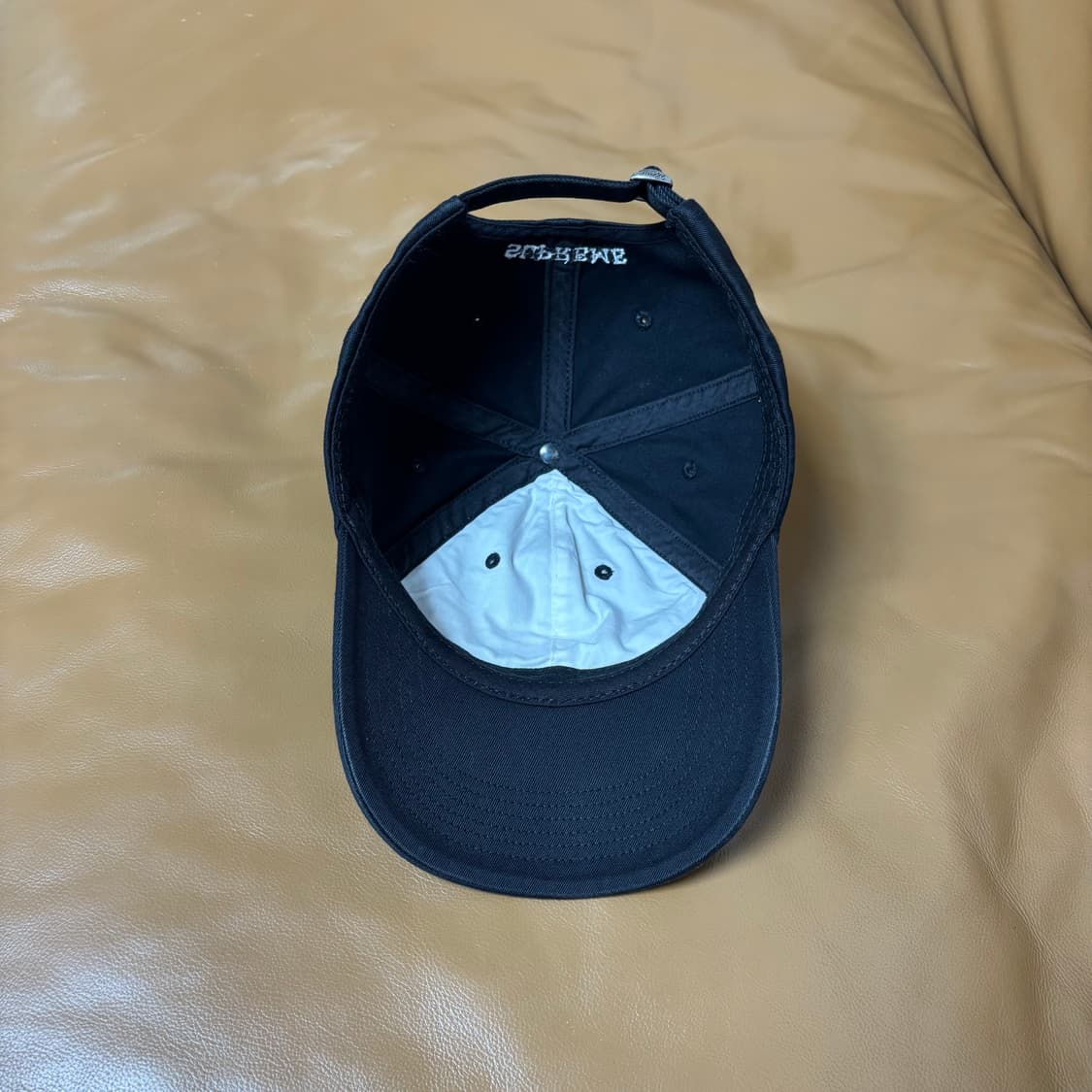 Supreme 슈프림 Est.1994 워시드 블랙 6패널 볼캡 모자 상품이미지6
