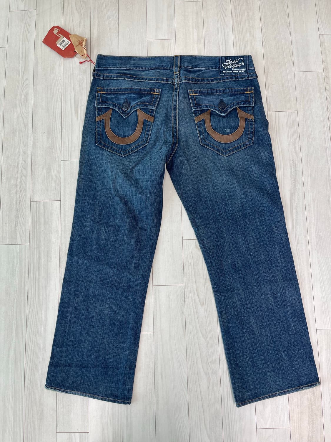 트루릴리전 가죽로고 데님 38인치  상품이미지1