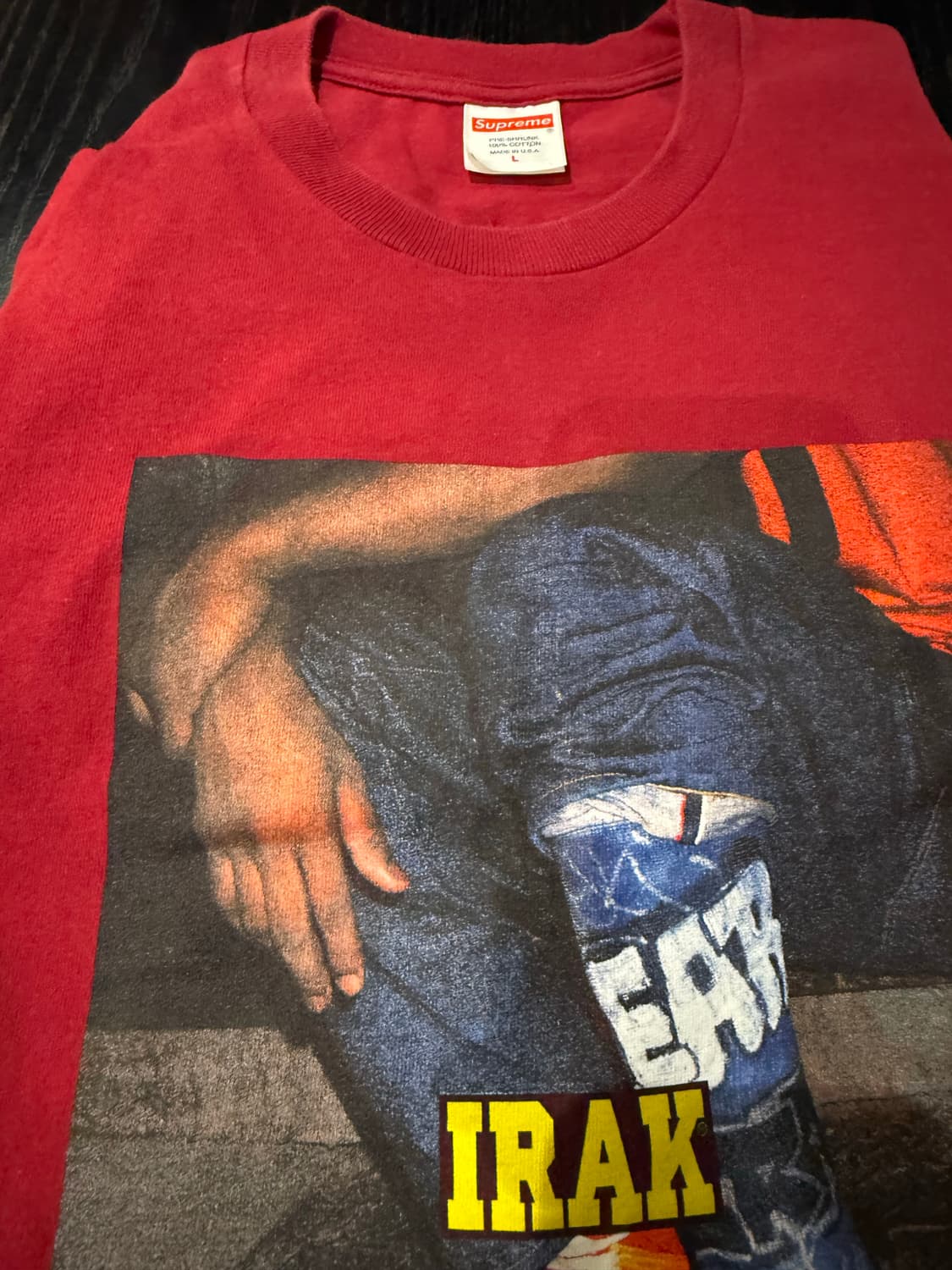 2022 슈프림 이라크 캐스트 티셔츠 상품이미지5