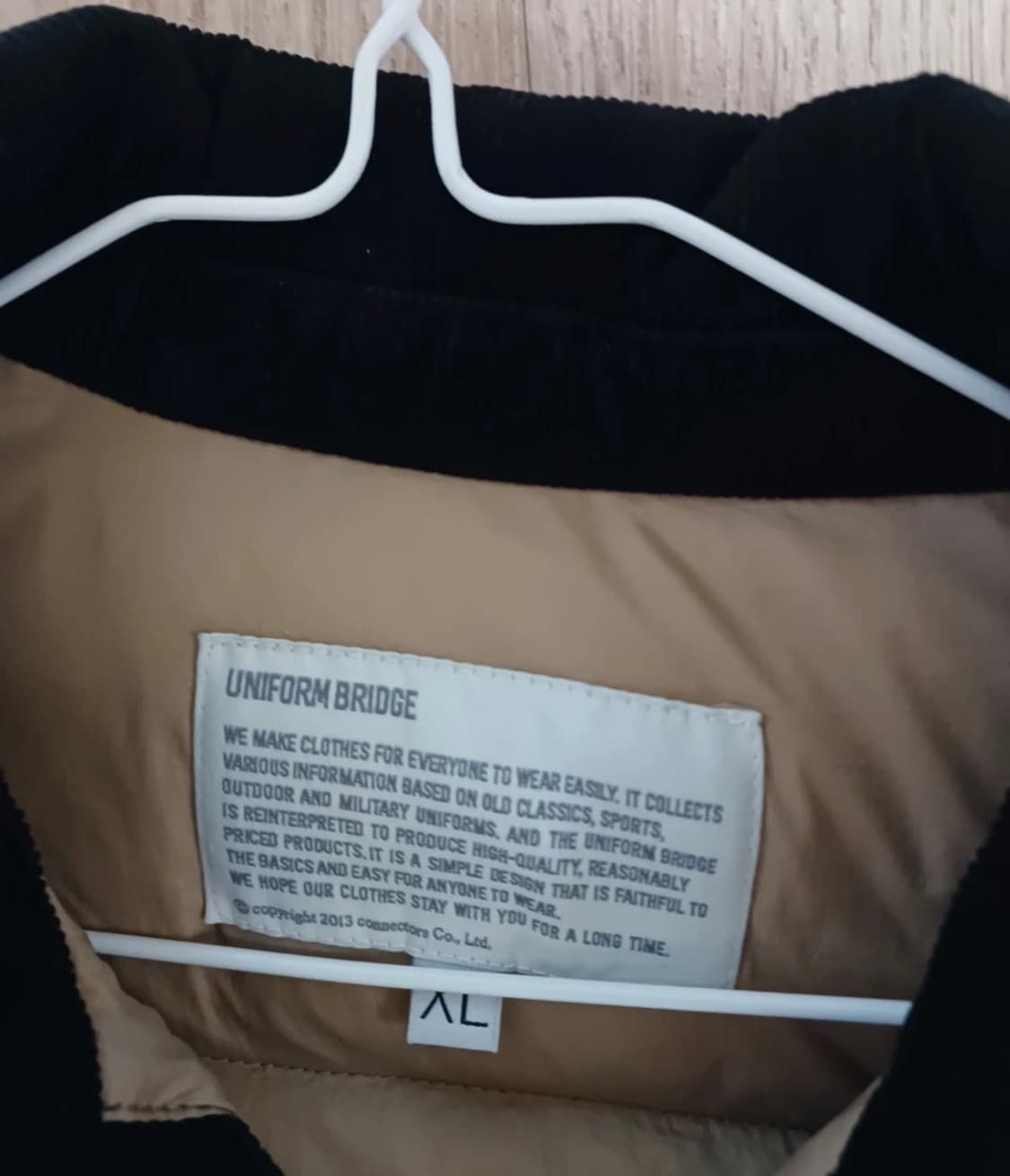 (정가22만) 유니폼 브릿지 코듀로이 패딩 XL / 유니폼브릿지 패딩 상품이미지7