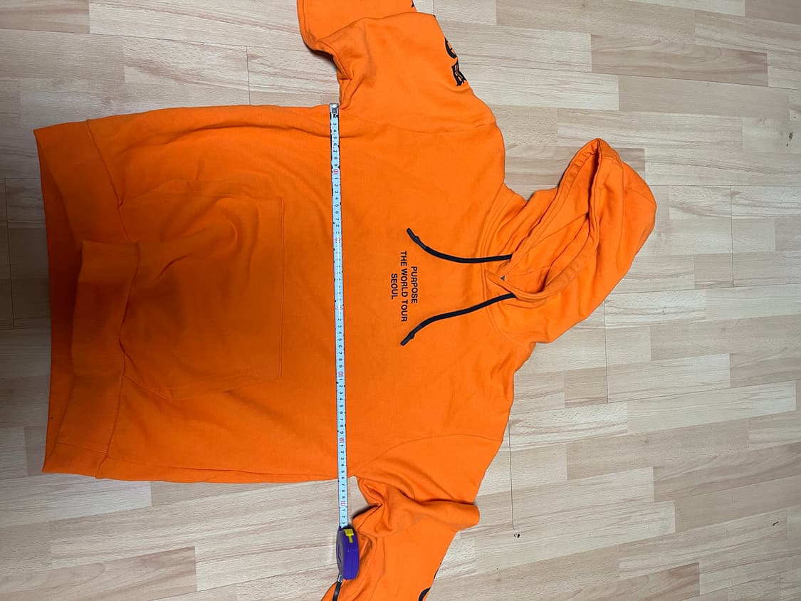 저스틴비버 퍼포즈투어 서울 후드티 M 상품이미지2