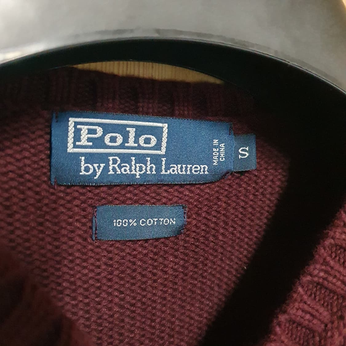 폴로 니트 조끼 S 상품이미지3