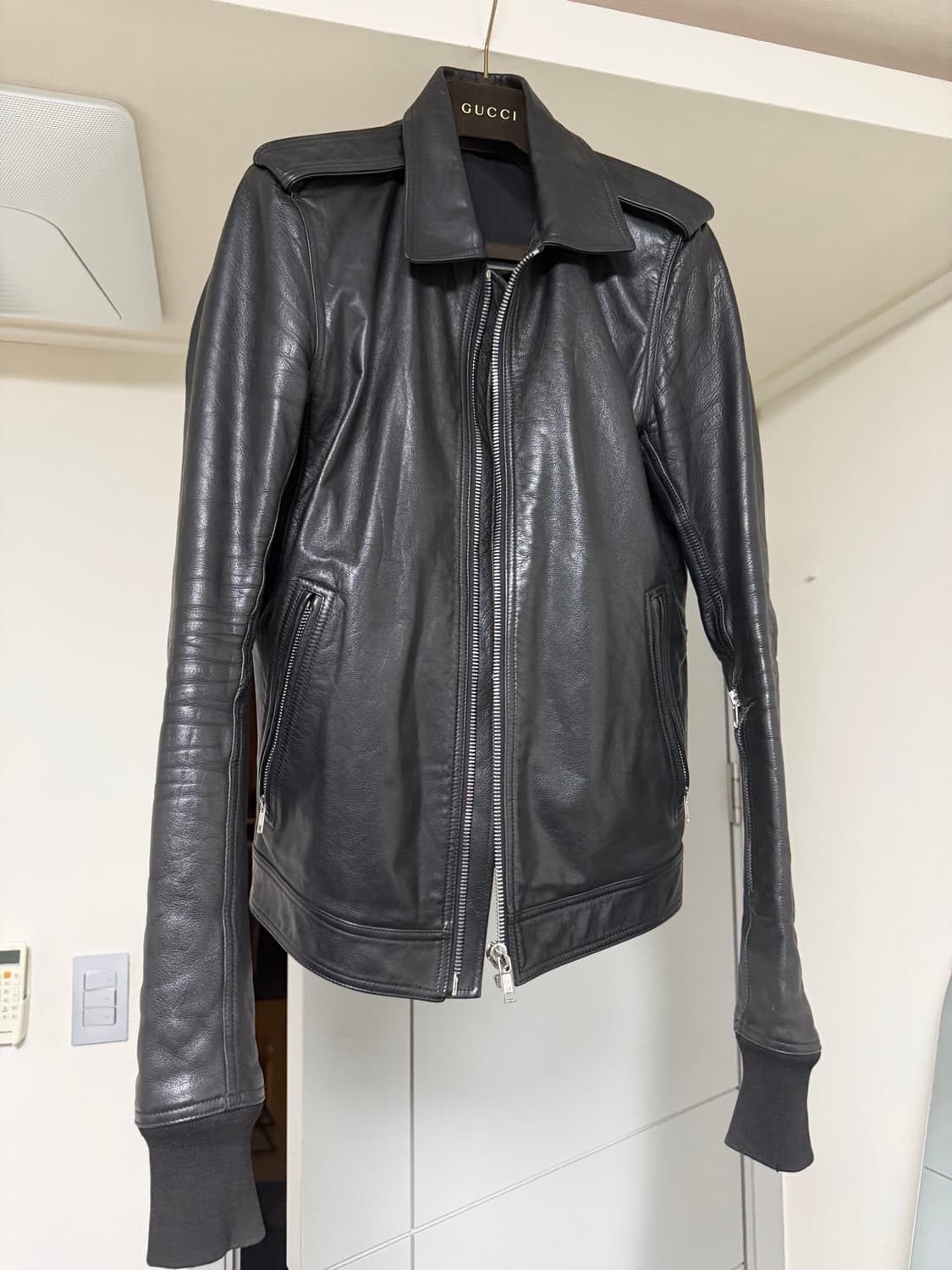 (48) fw 18 릭오웬스 레더자켓 상품이미지2