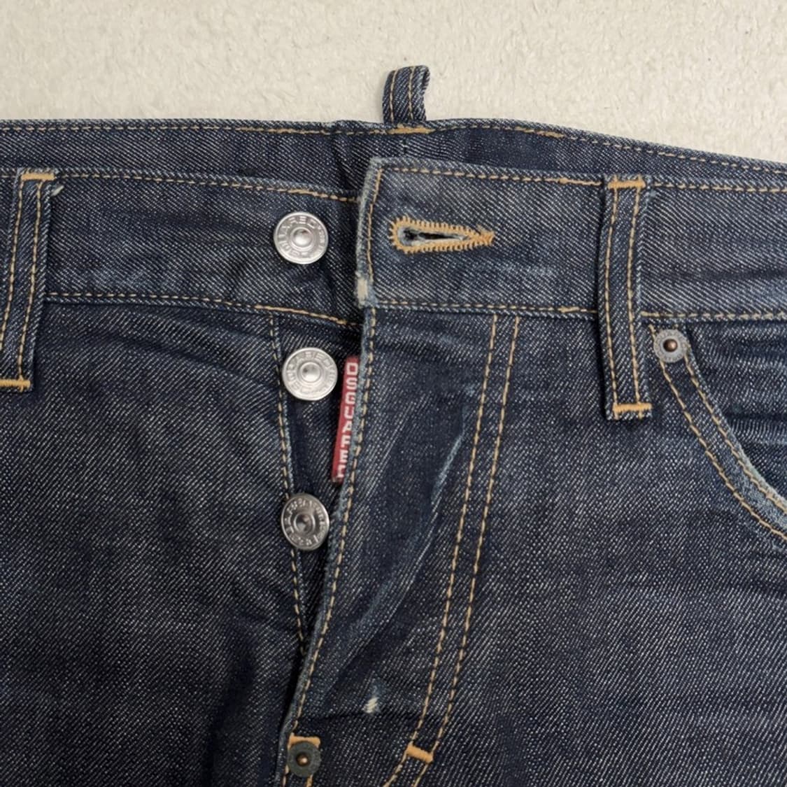 DSQUARED2 버튼플라이 생지 데님팬츠 46 상품이미지4