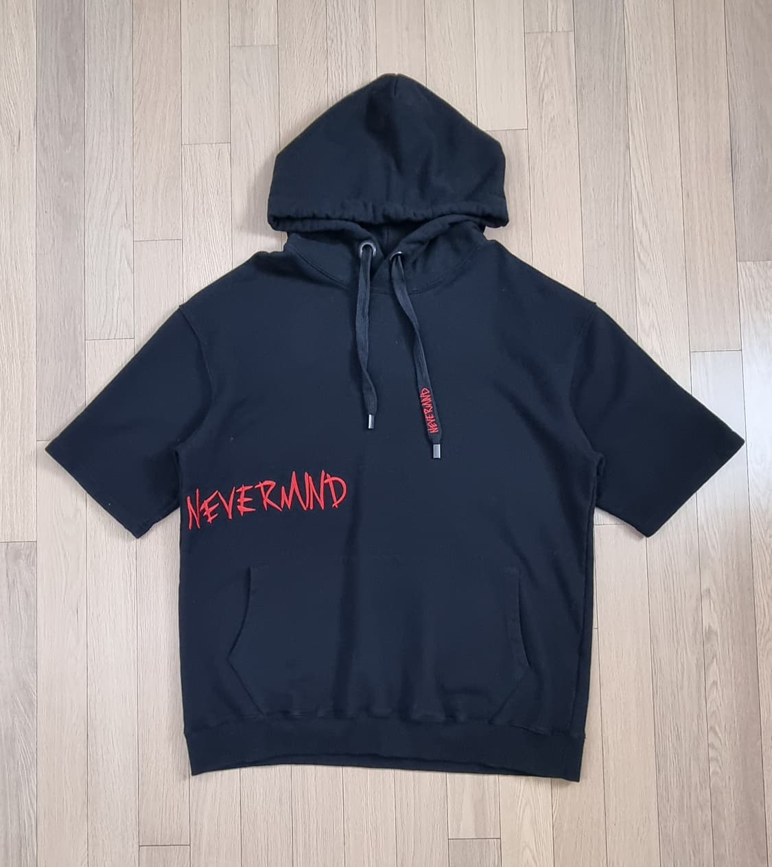 BTS 지민 네버마인드 후드 반팔 L _ 공용 상품이미지1