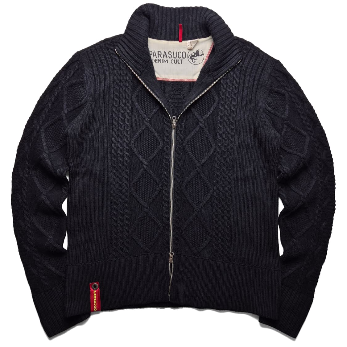 [XL] 파라수코 케이블 니트집업 상품이미지1