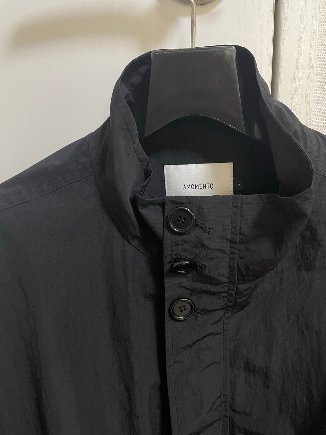 아모멘토 립스탑 볼륨 점퍼 블랙 M 자켓 남녀공용 상품이미지8