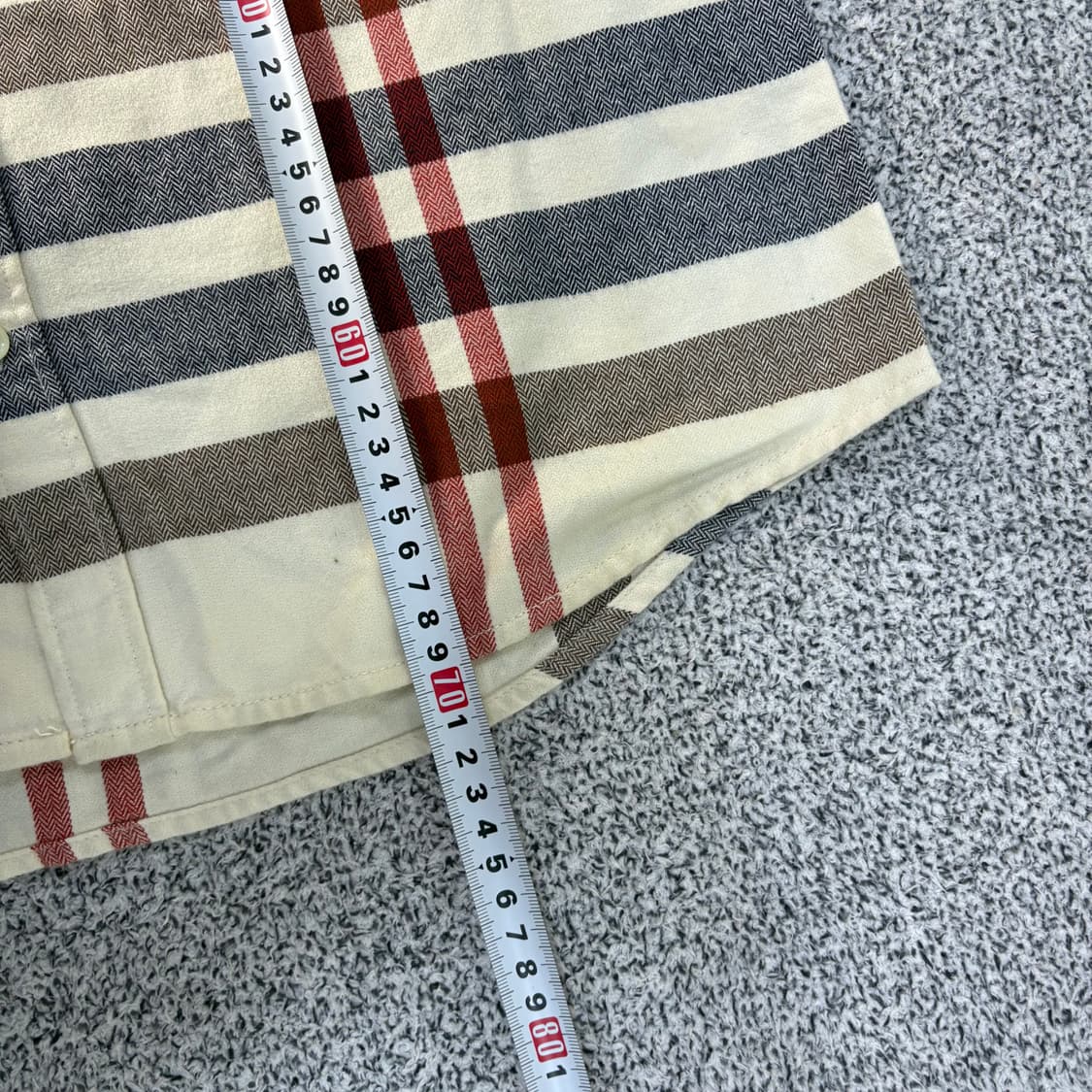 100 빈폴 체크 셔츠 남방 슬림핏 0317J 상품이미지6