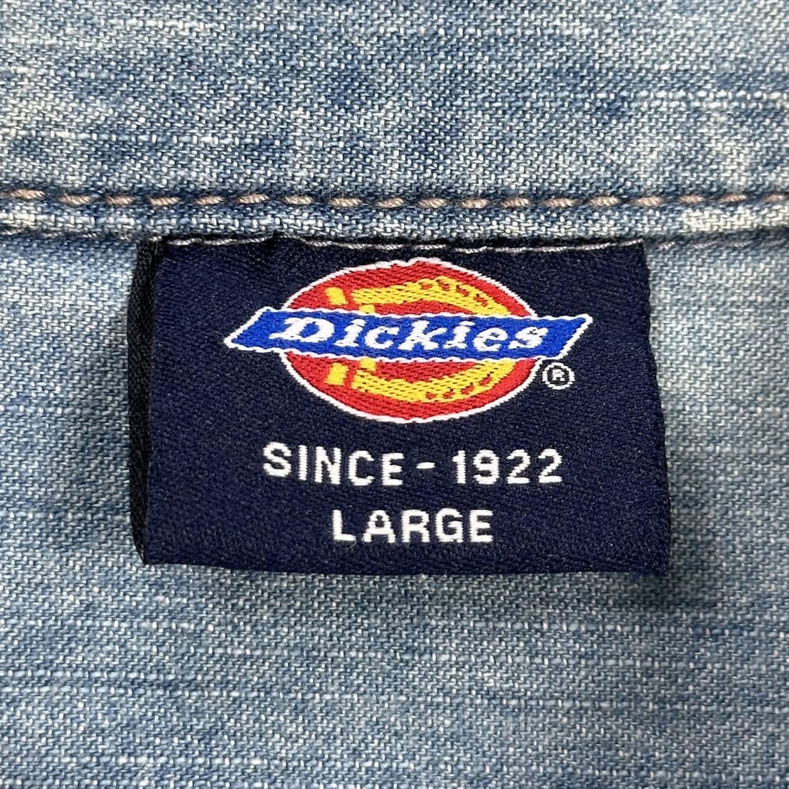 디키즈 오리지널 포켓 워싱 데님 셔츠 (L) 상품이미지6