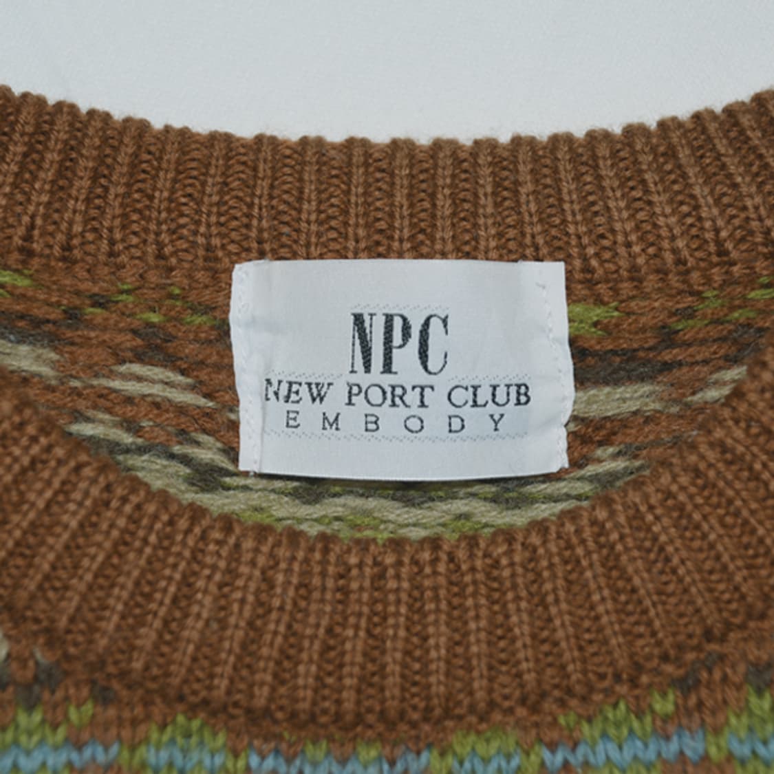 NPC new port club EMBODY 울노르딕니트 상품이미지6