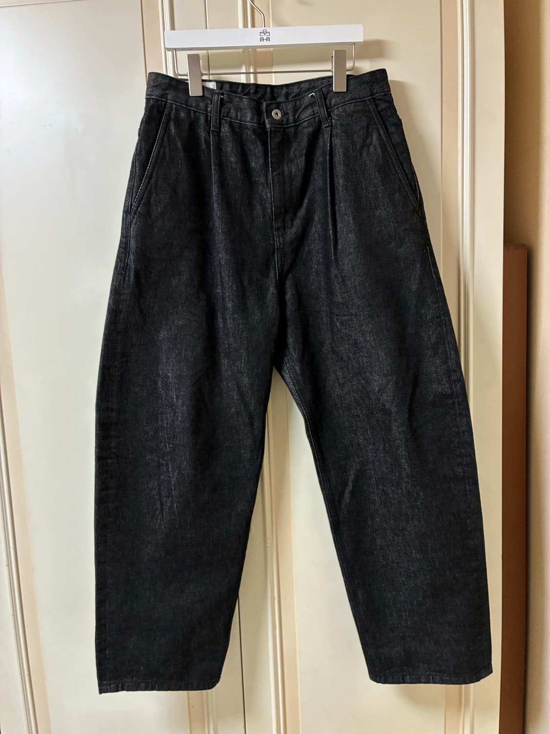 아트 이프 액츠 원턱 커브드 데님 상품이미지3