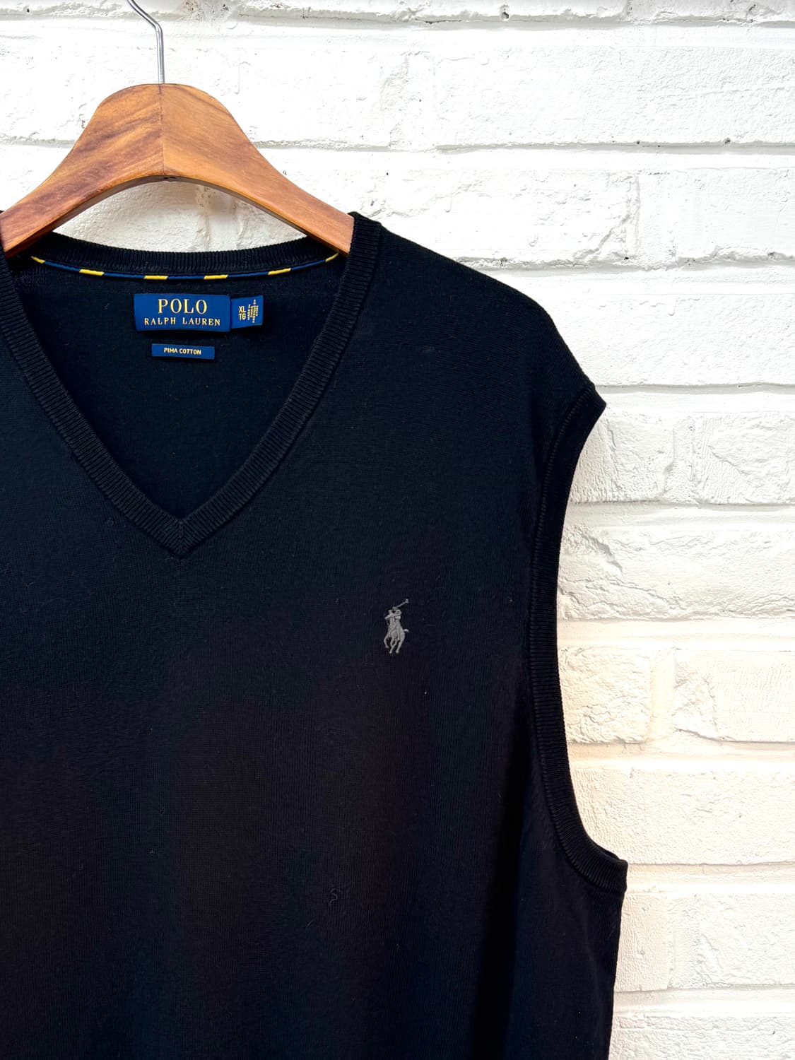 폴로 네이비 니트조끼 상품이미지2
