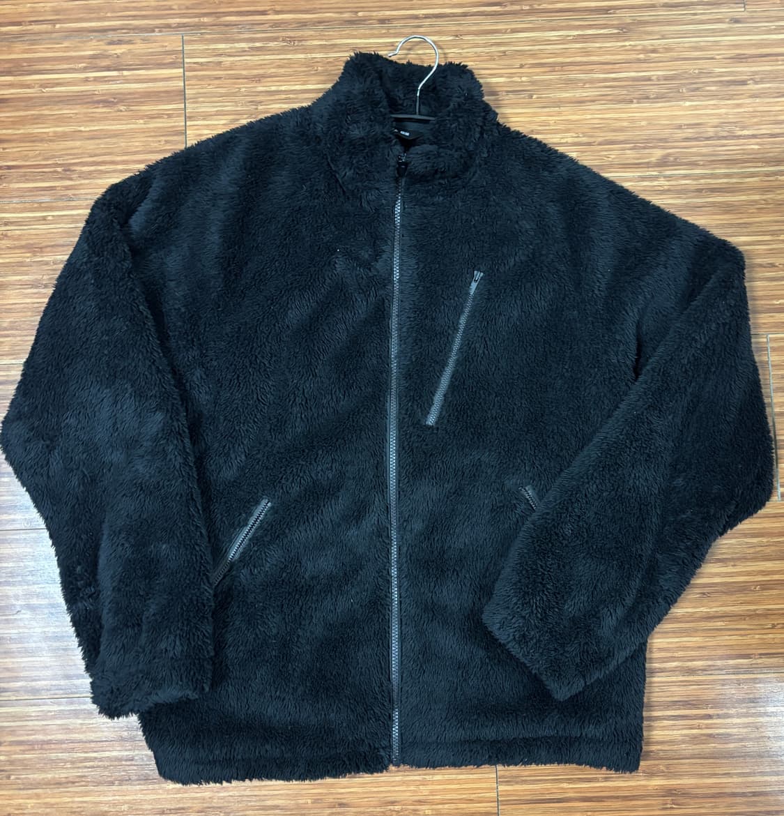 유니클로X니들스 후리스 블랙 L 상품이미지1