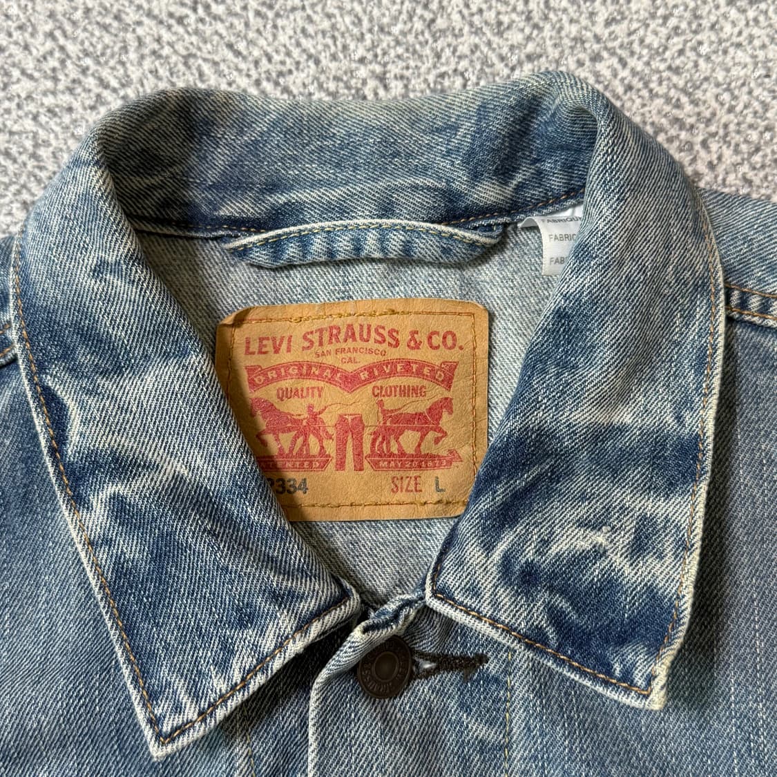 리바이스 데님 청자켓 L 상품이미지4
