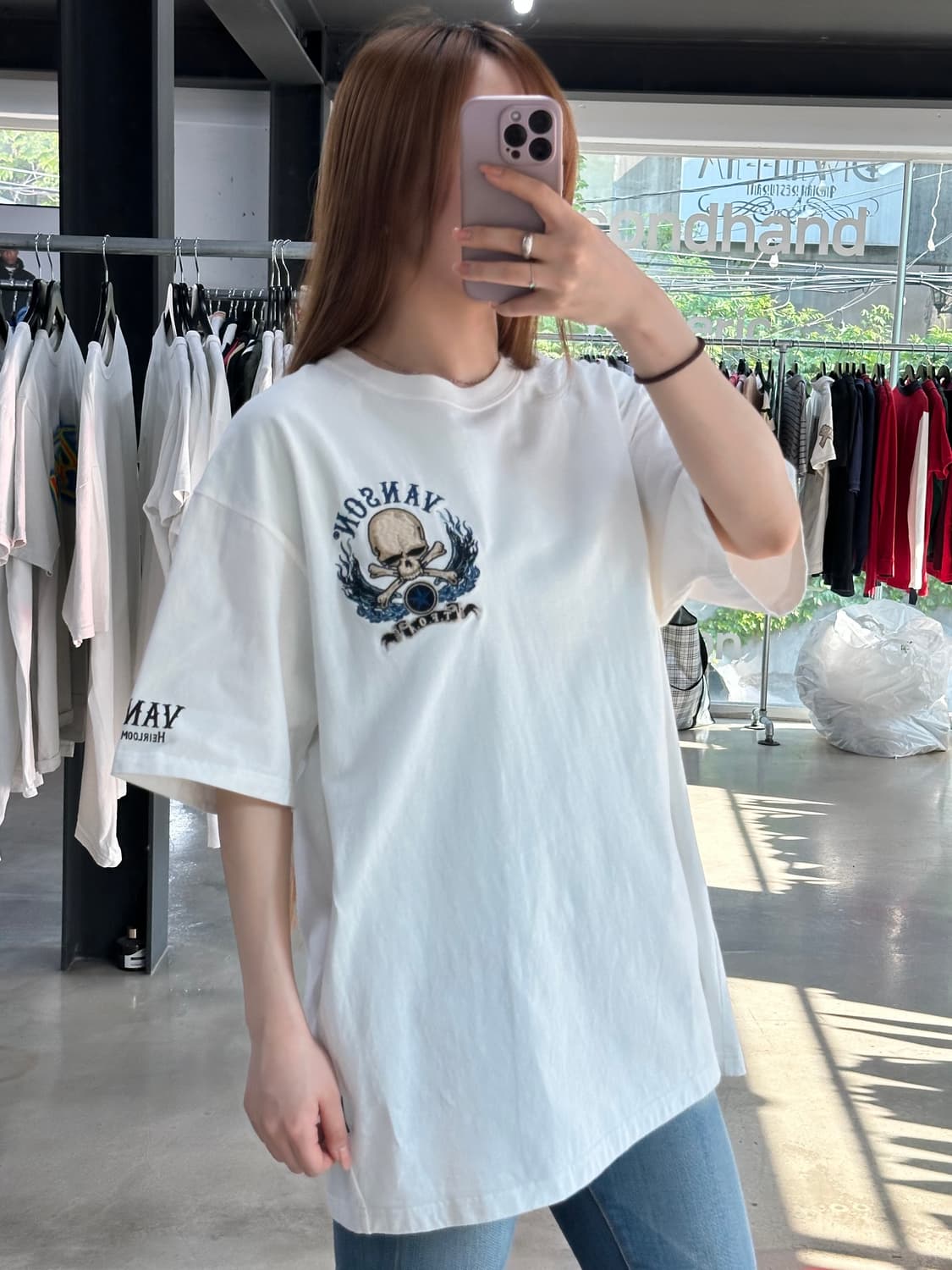 벤슨 x T.F.O.A Crows Worst 블루스타 파이어윙 반팔티 상품이미지2