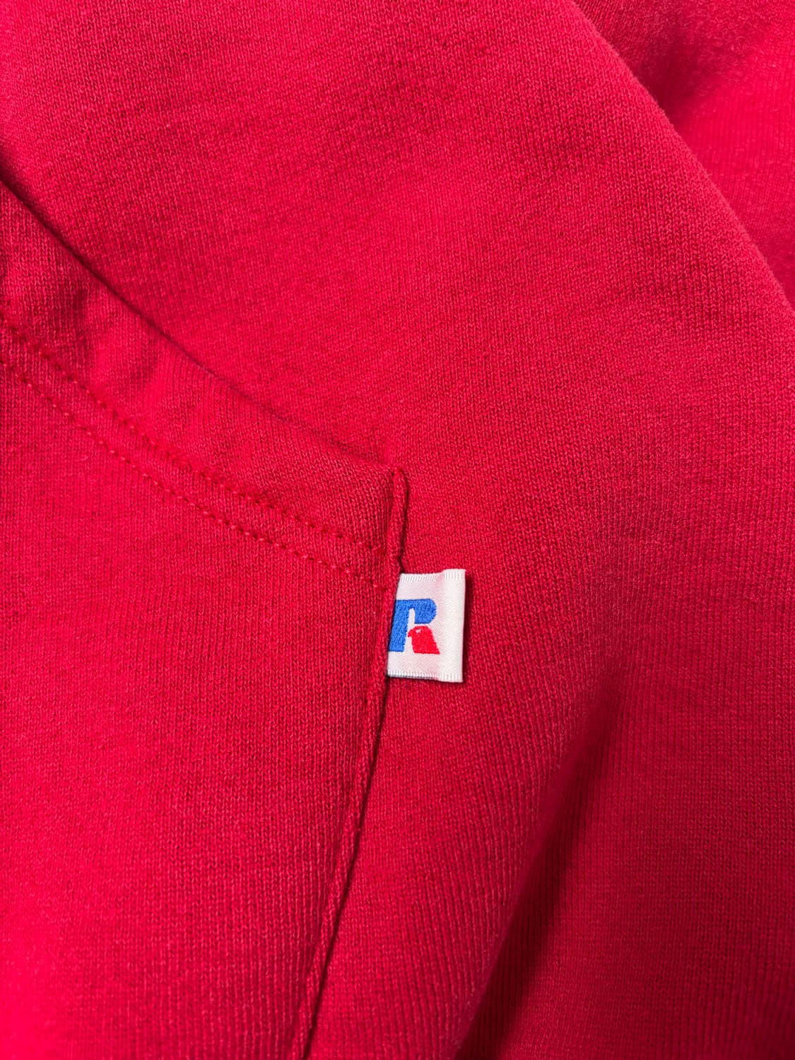 90s Russell Zip Up Hoodie (red) 상품이미지5