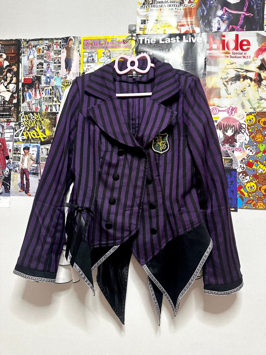 바디라인교복스타일고스로리 공겜여주깔 박쥐 로리타 일브대장템핀터깔자켓 상품이미지1