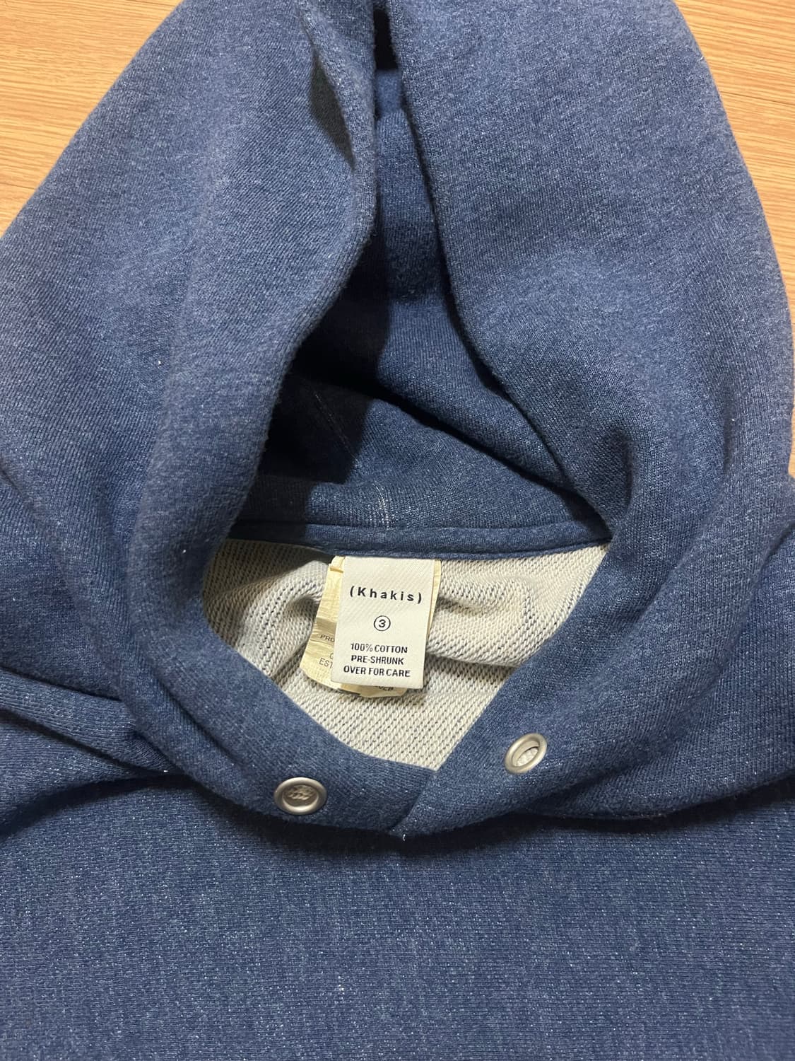 카키스 블루 후디 L (3사이즈 105정도) 상품이미지2