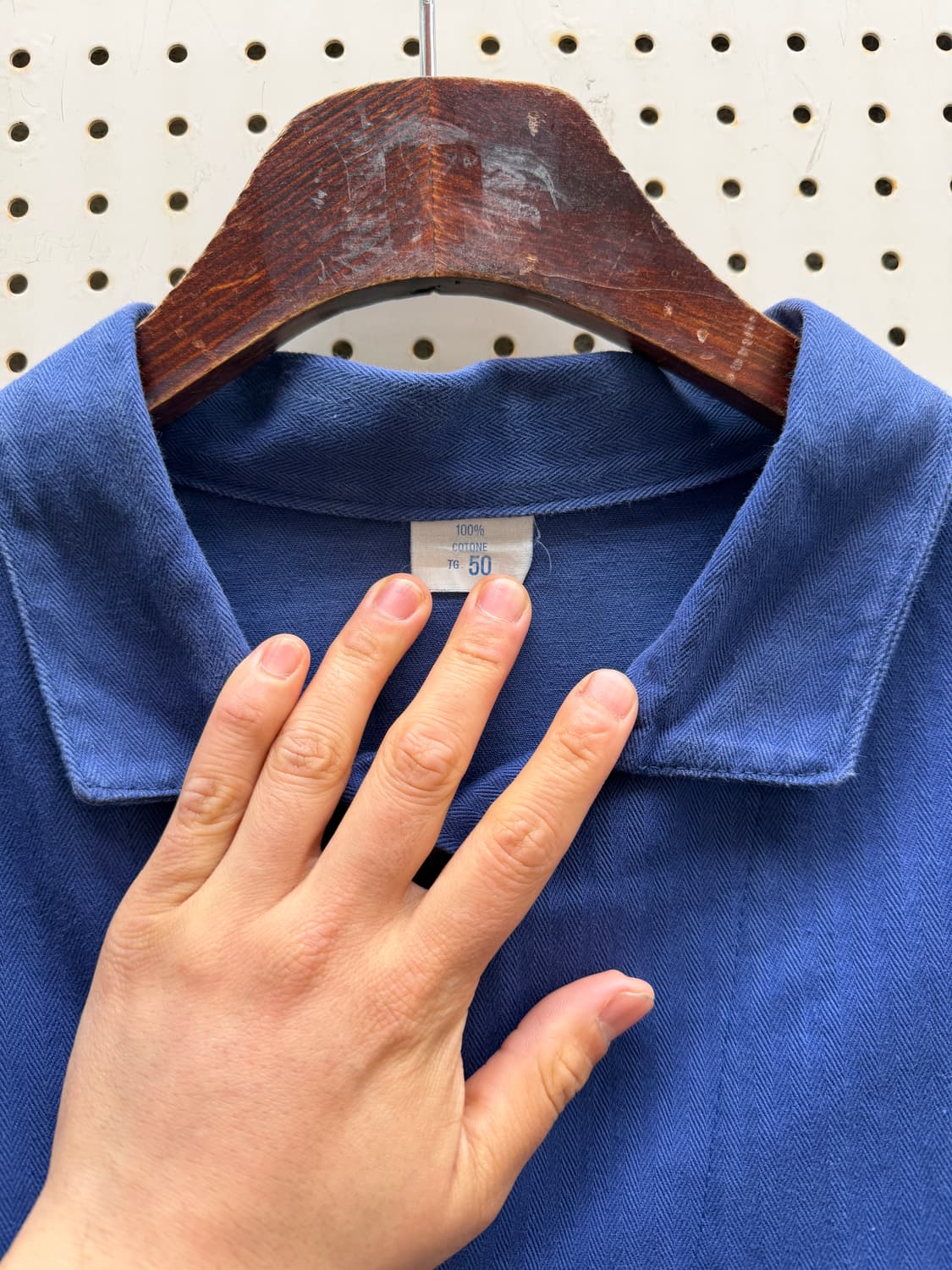 WASHED HBT OLD VINTAGE FRENCH 헤링본프렌치워크자켓 상품이미지7