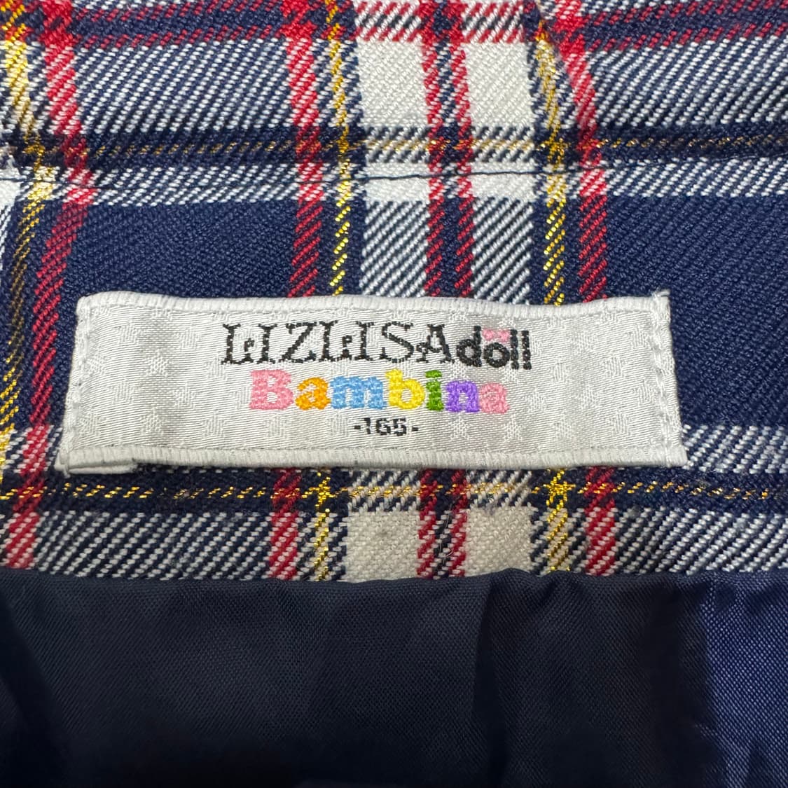 리즈리사 히메갸루 체크 스커트 상품이미지3