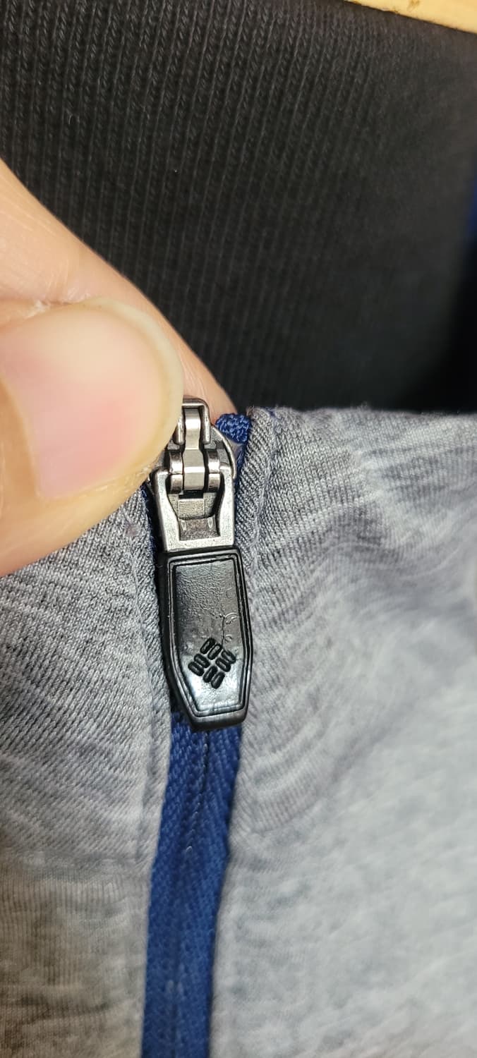 (남성95사이즈)컬럼비아 남성 집업 기모 티셔츠 상품이미지5