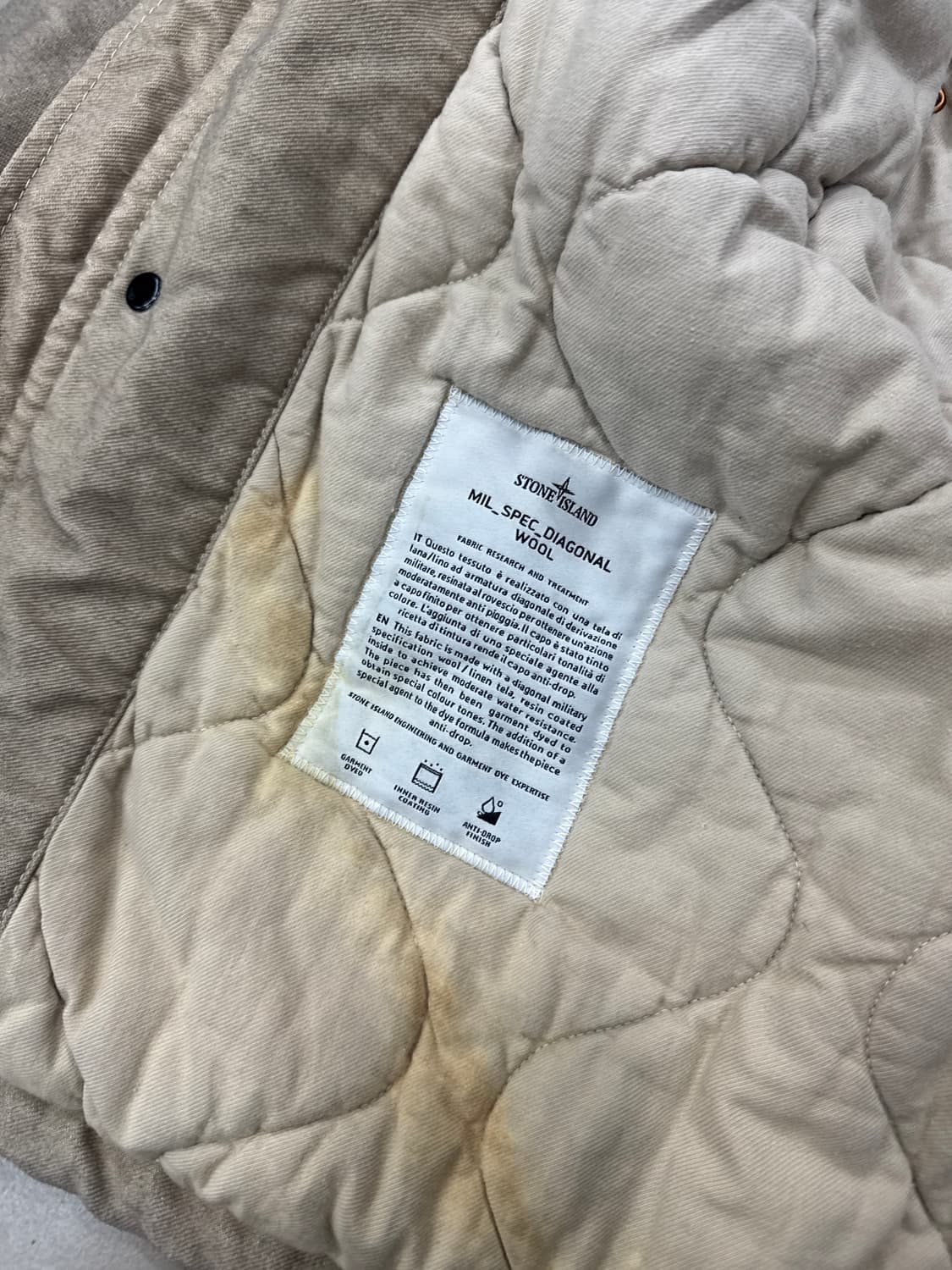 스톤아일랜드 누빔 야상 사파리 자켓 95 상품이미지10