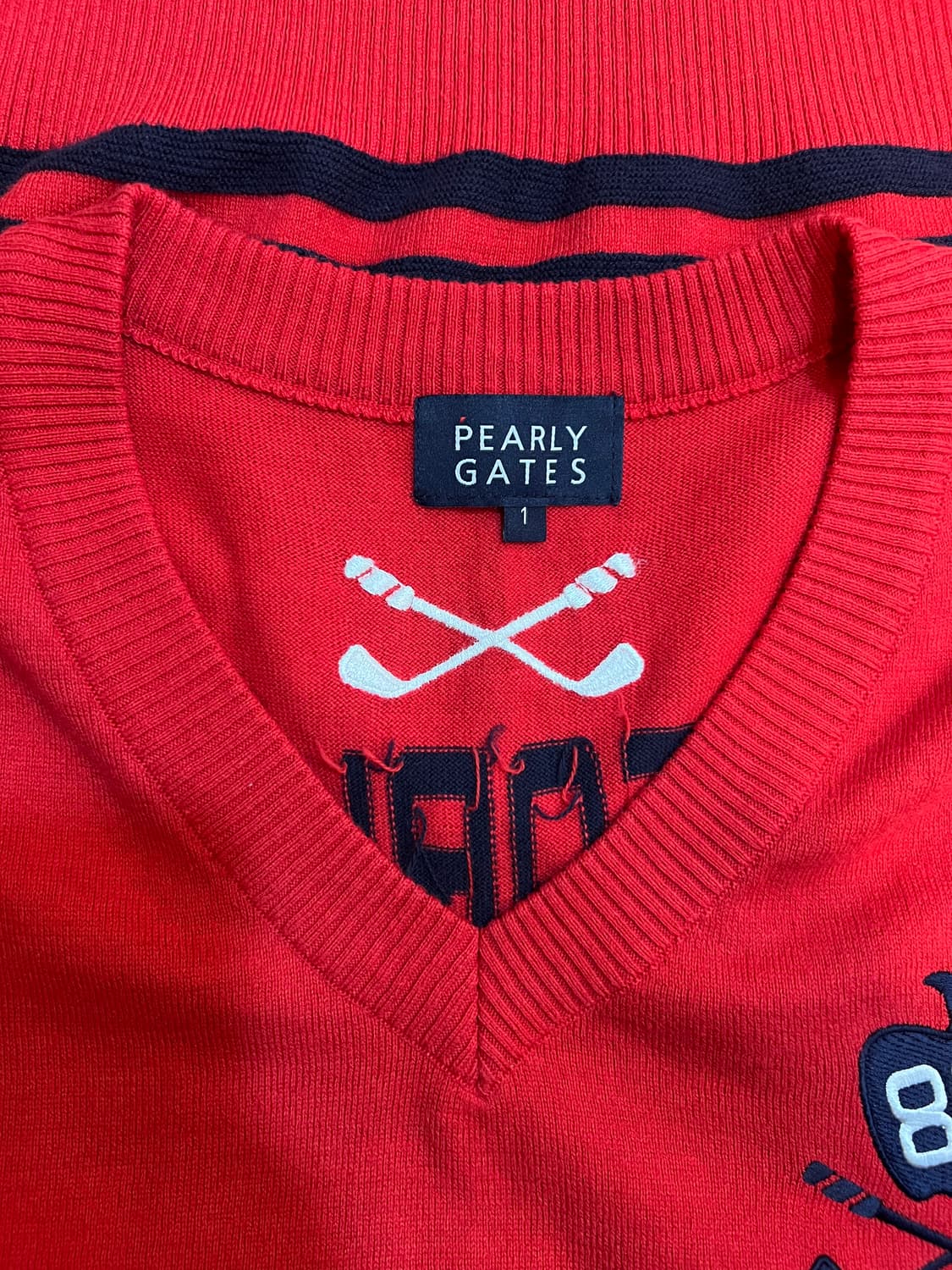 파리게이츠 여성 레드 니트조끼 레이어드조끼 상품이미지5