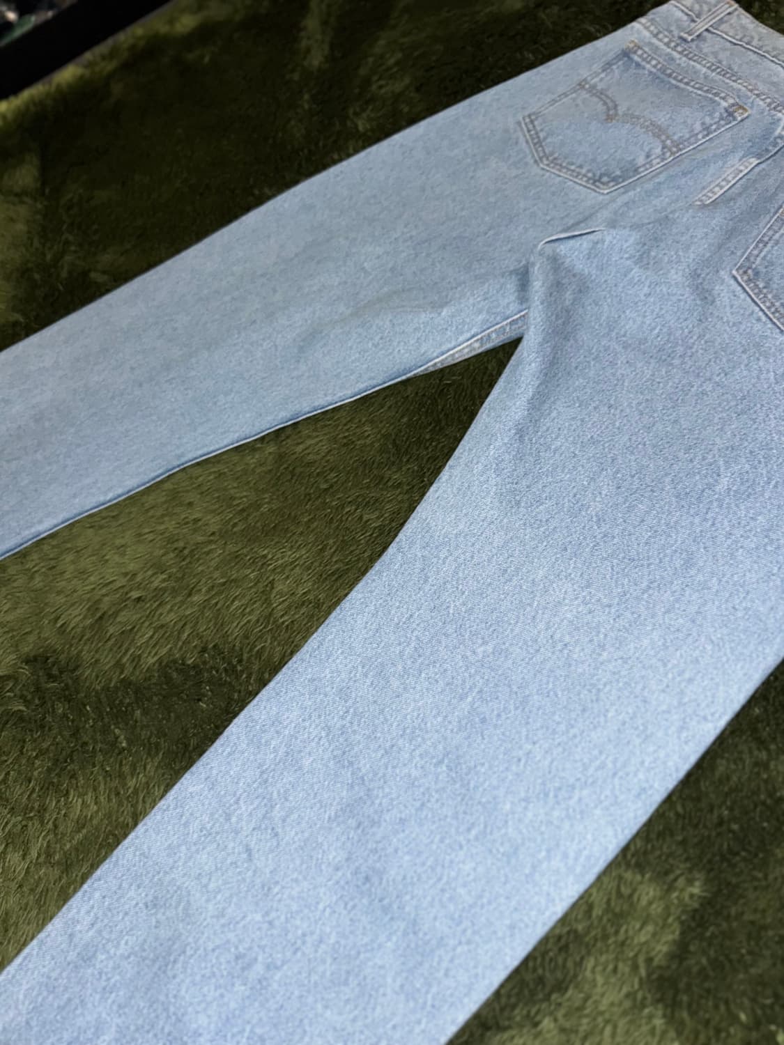 [36X30] 90s 리바이스 505 오렌지탭 데님 팬츠 인디고 상품이미지9