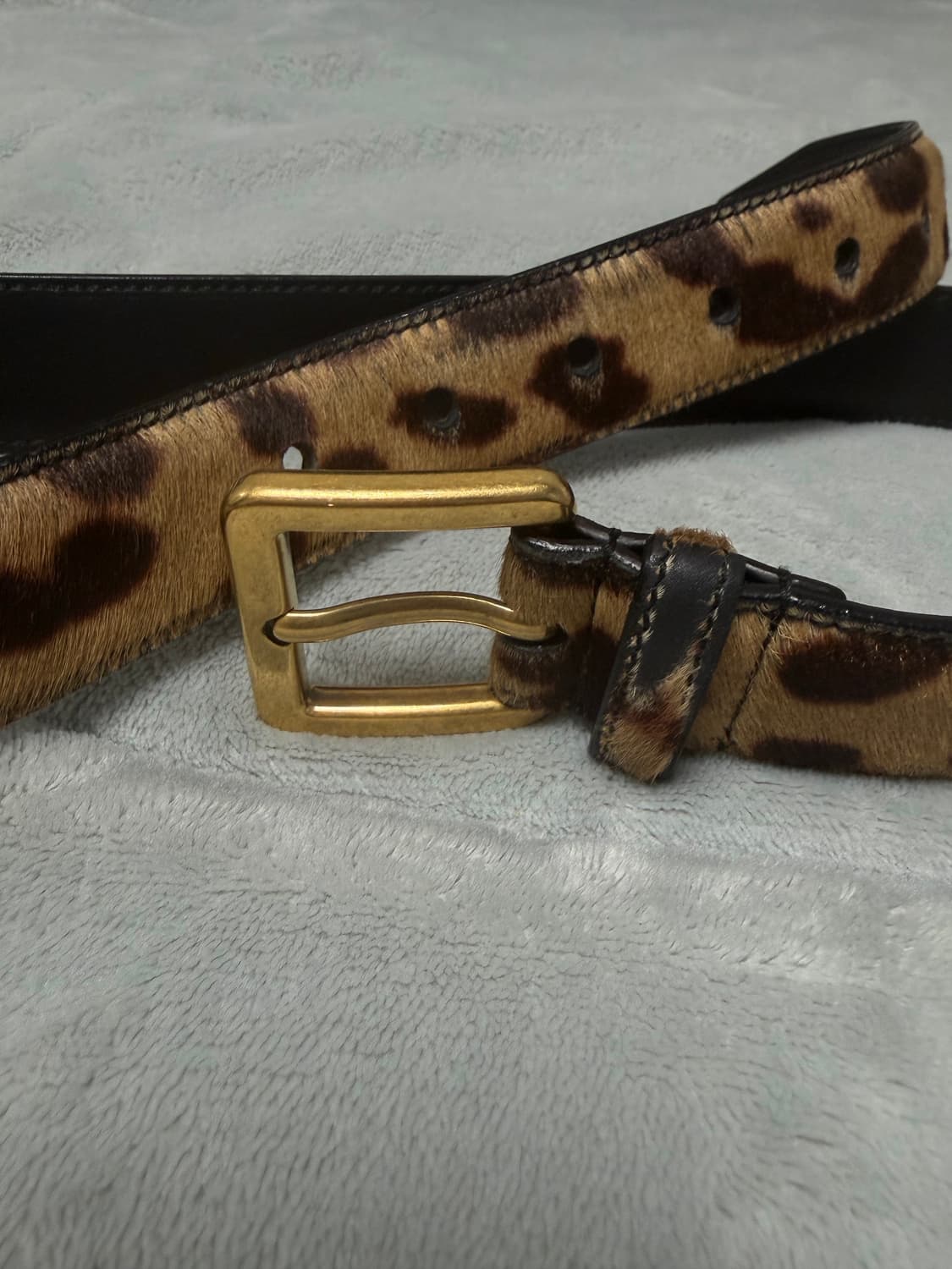 생로랑 송치 레더 벨트 상품이미지3